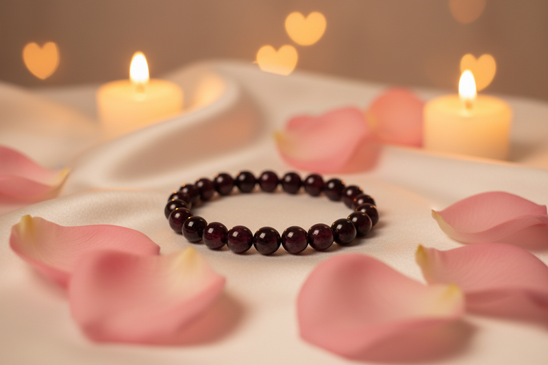 5mm-7mm Garnet Bracelet