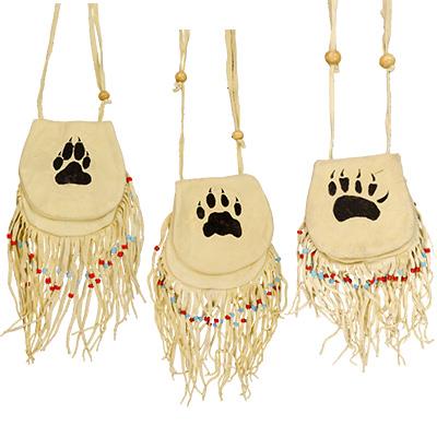 Leather Pouch Medicine Bag Spirit Animal