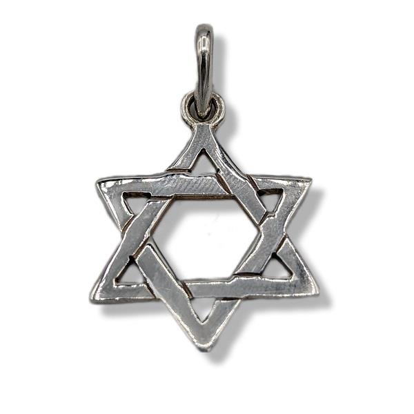 Pendant Star of David Sterling Silver