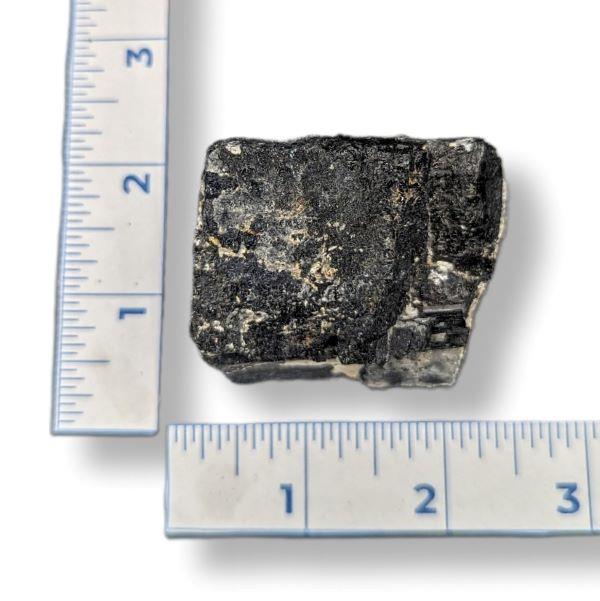 Black Tourmaline Rough 128g Approximate