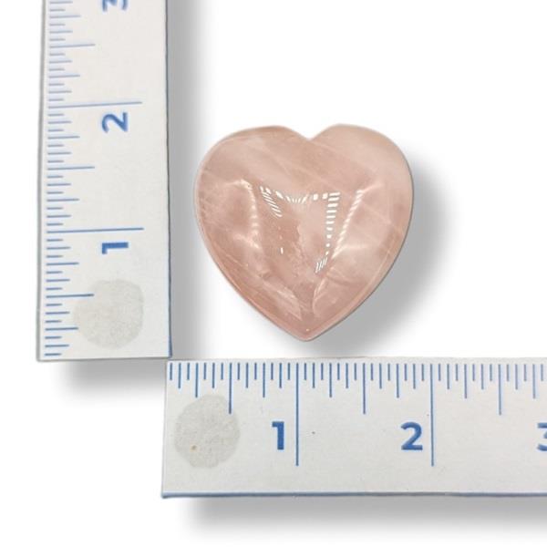 Rose Quartz Heart 42g Approximate