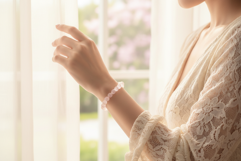 8mm Bracelet Rose Quartz