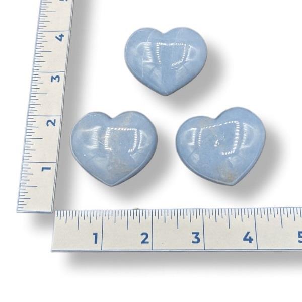 Puffy Heart 45mm Angelite