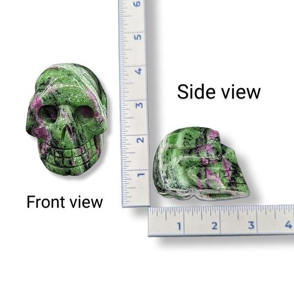 Ruby In Zoisite Skull 184g Approximate