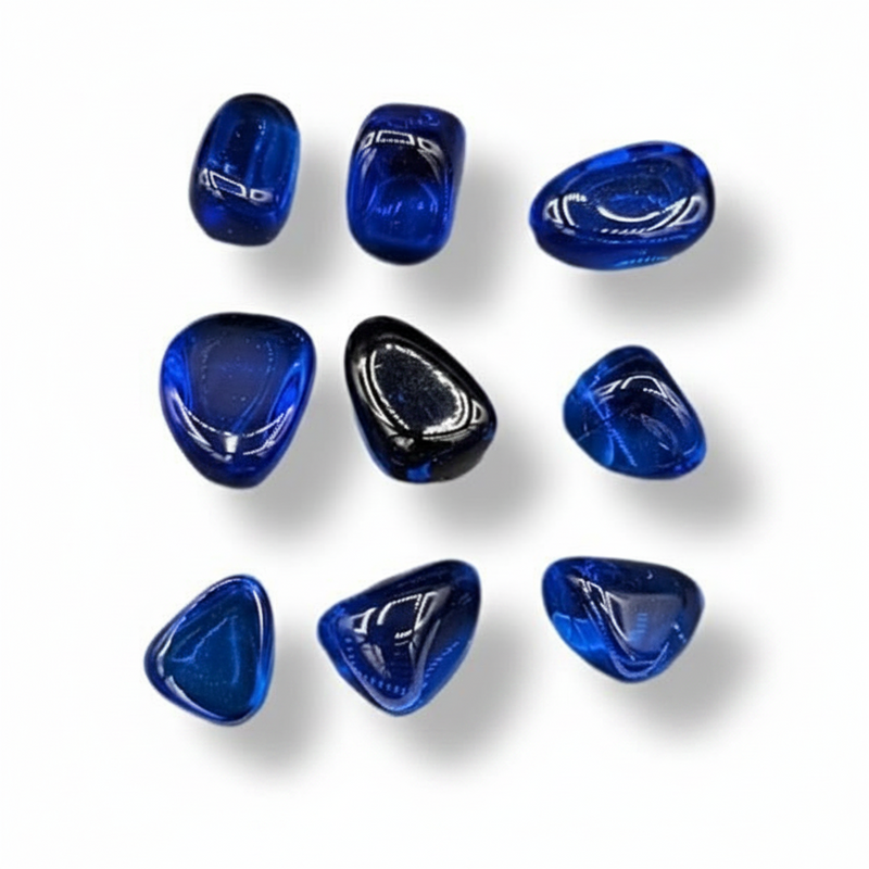 Blue Obsidian Tumbled