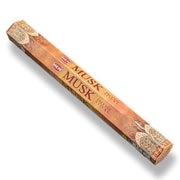 Hem Musk incense sticks packaging on a white background
