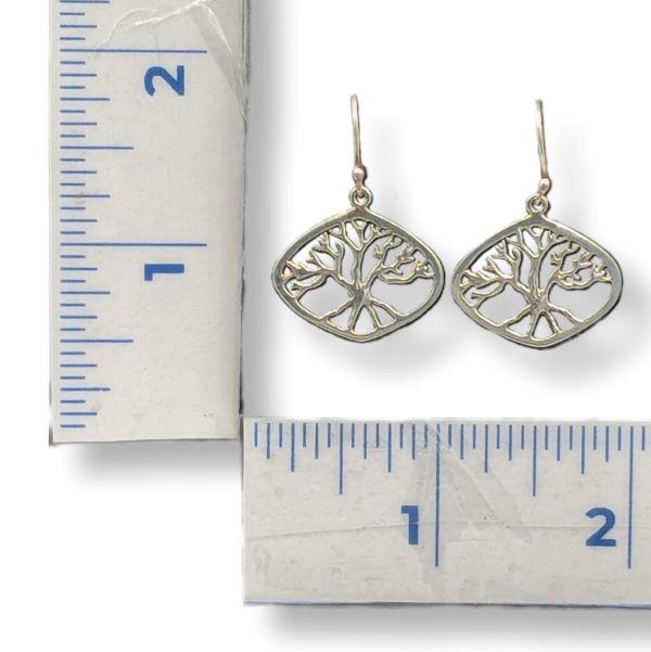 Earrings Tree of Life Sterling Silver