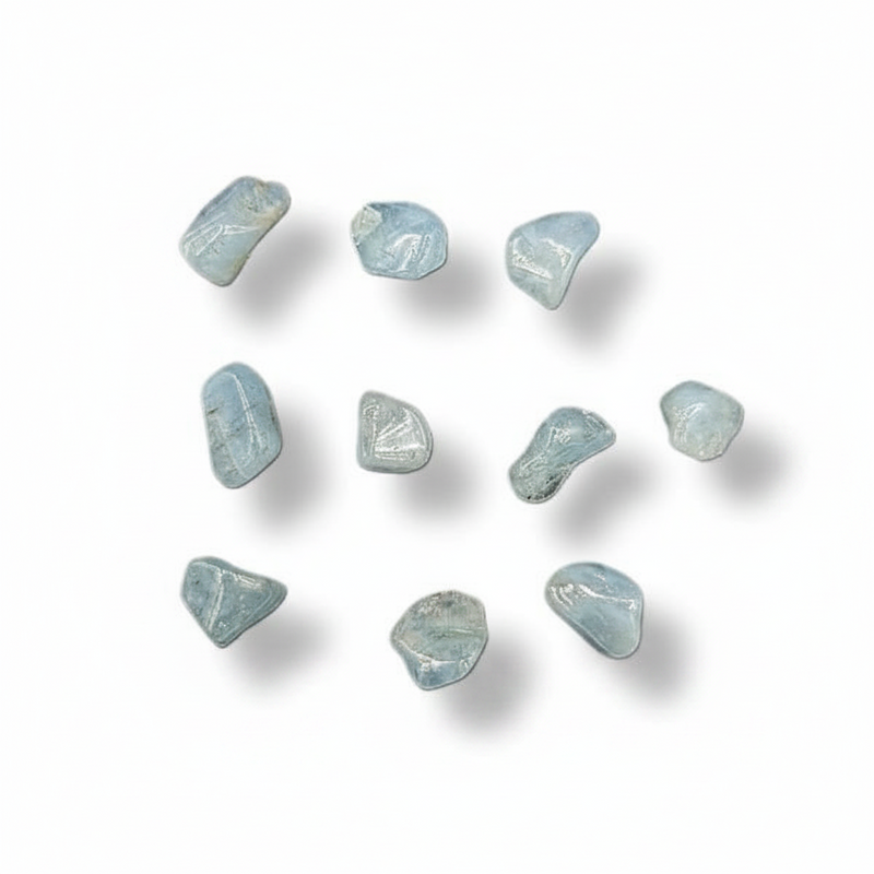 Blue Beryl Tumbled