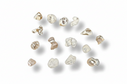 Snake Skin Agate Tumbled,  scattered on a plain white background with soft drop shadows.