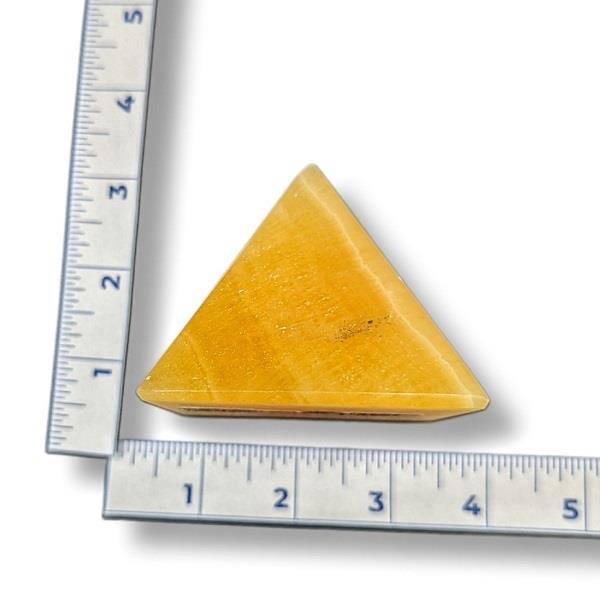 Orange Calcite Pyramid 274g Approximate