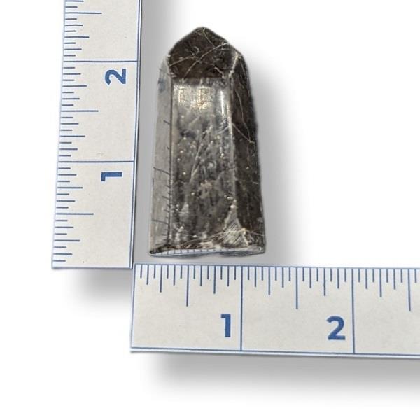 Black Calcite Shamnatite Point 44g Approximate