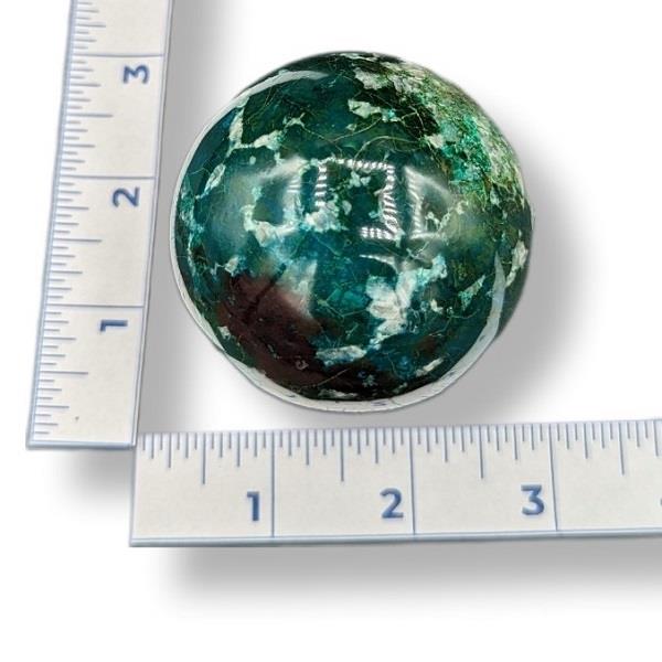 Chrysocolla Sphere 284g Approximate