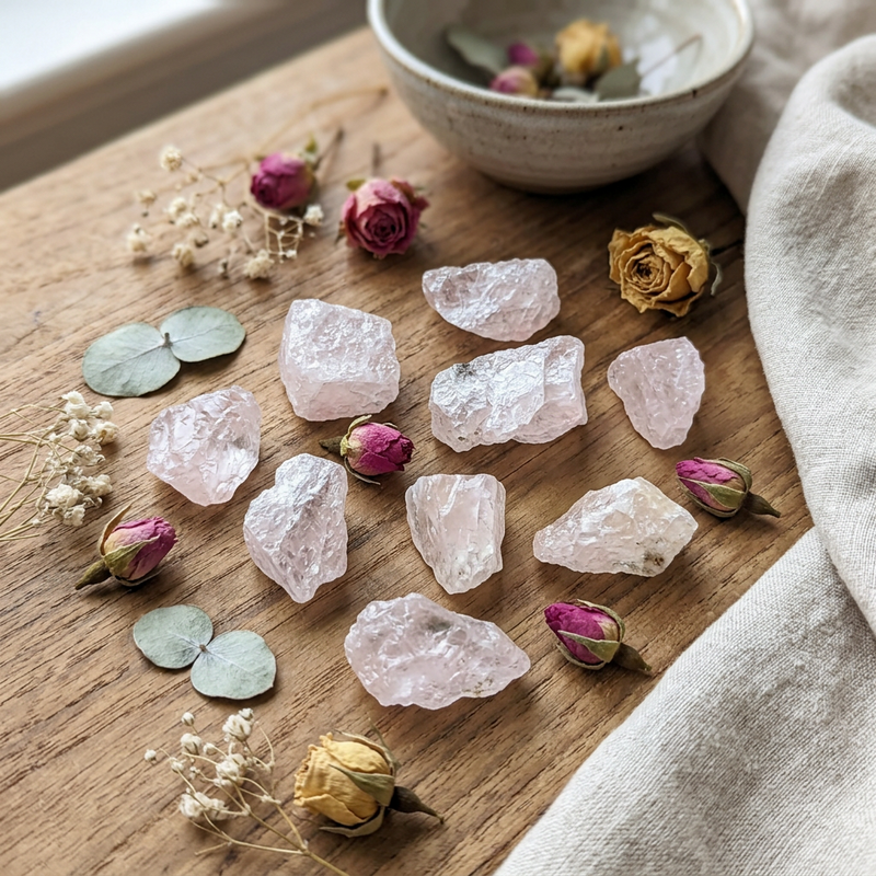 Rocks Rose Quartz Rough