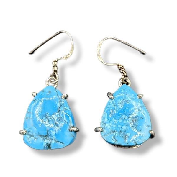 Earrings Turquoise Sterling Silver