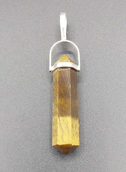 Pendant Tiger's Eye Point Sterling Silver
