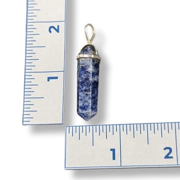Pendant Sodalite Point Sterling Silver