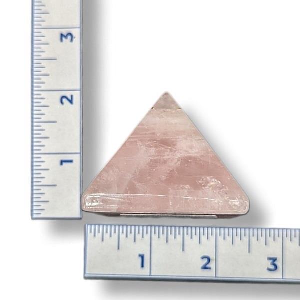 Rose Quartz Pyramid 125g Approximate