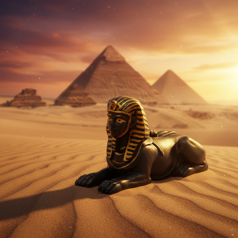 Egyptian 3" Androsphinx