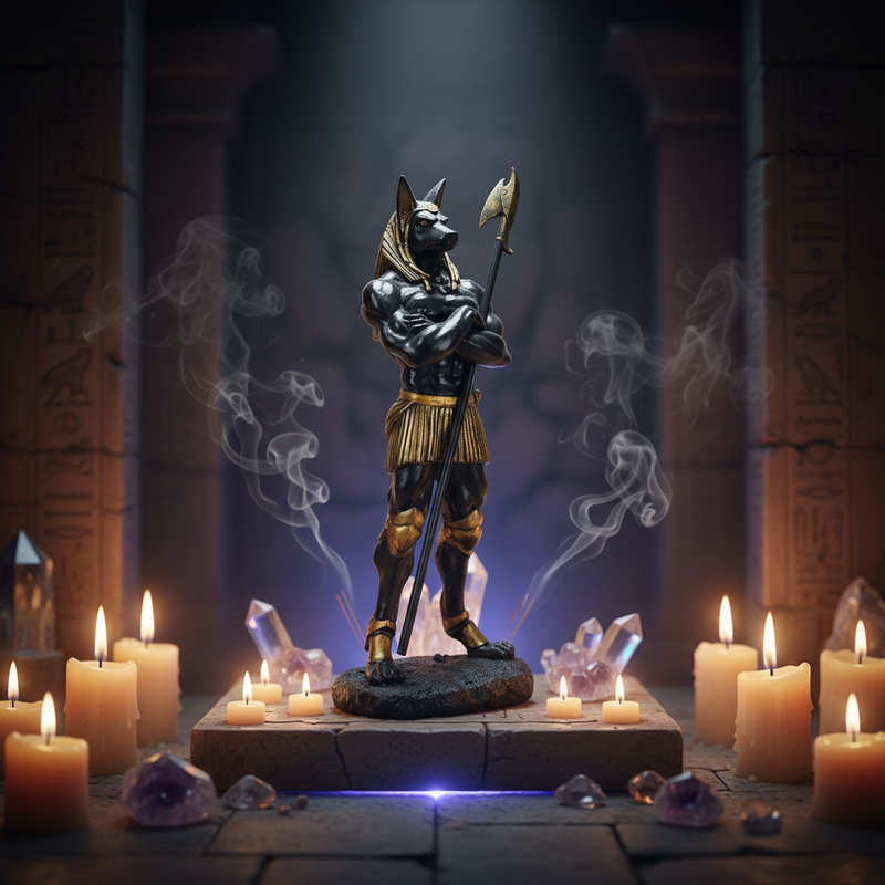 Egyptian God Anubis 11"