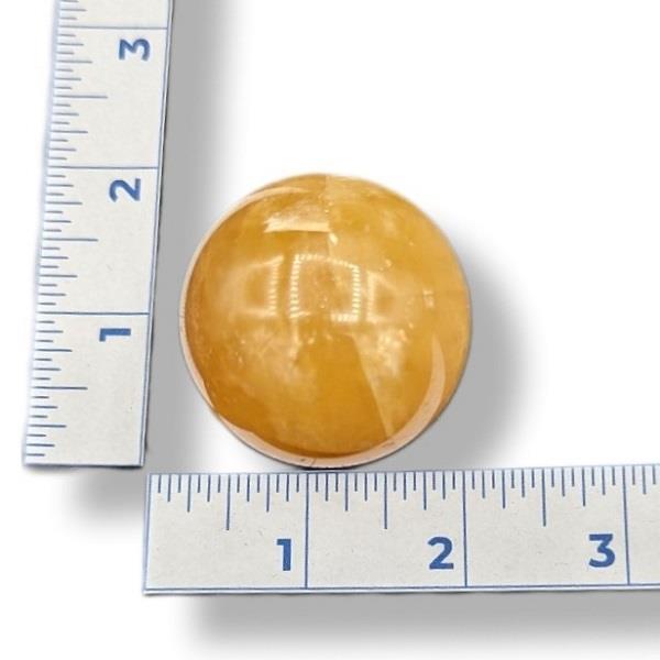 Honey Calcite Sphere 108g Approximate