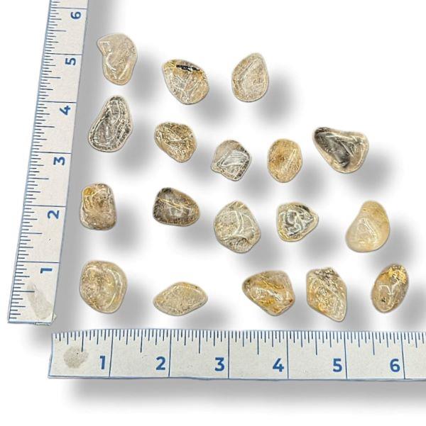 Rutilated Quartz Tumbled