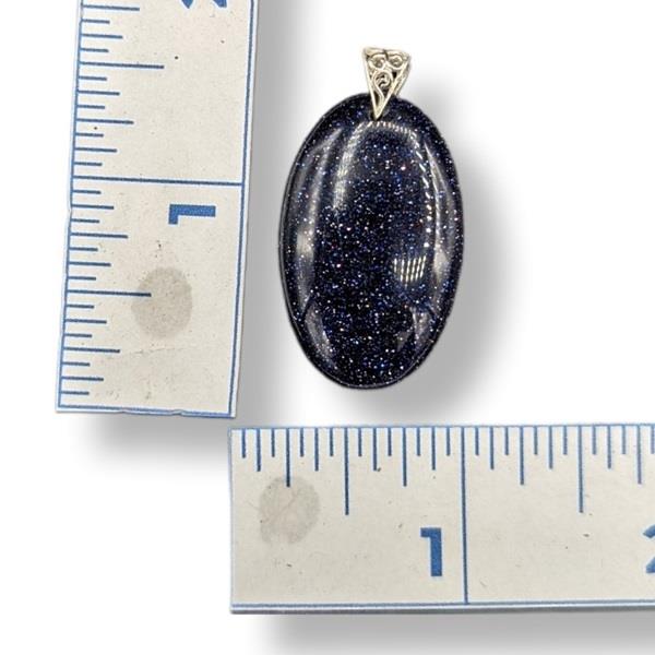 Pendant Blue Goldstone