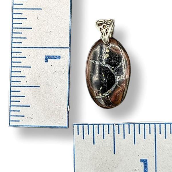 Pendant Septarian Sterling SIlver