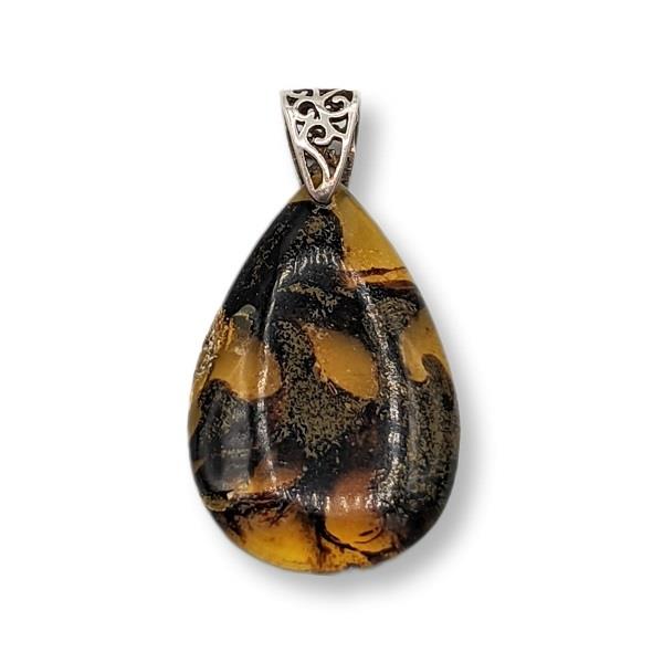 Pendant Amber Sterling Silver