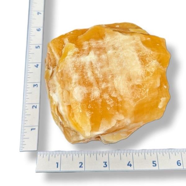 Orange Calcite Art Deco 1628g Approximate