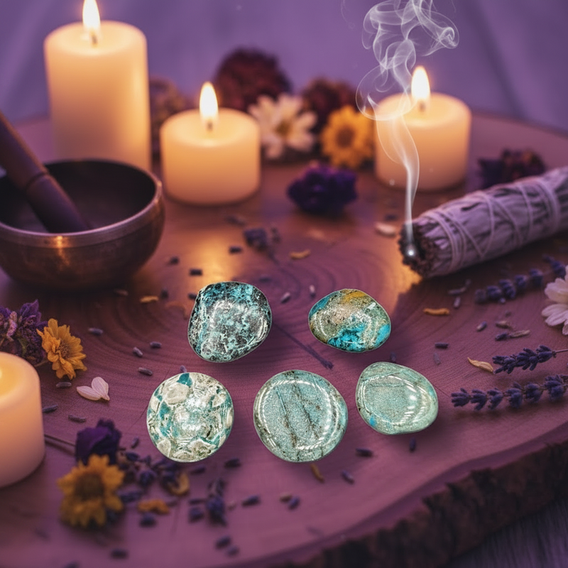 Chrysocolla Earthstone
