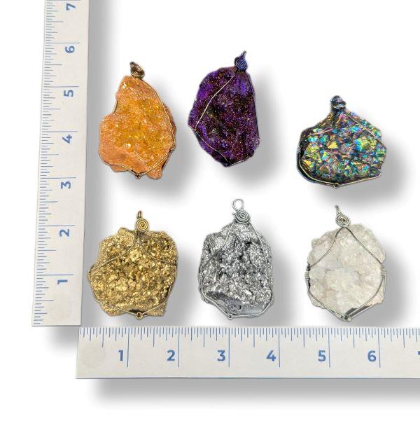 Pendant Aura Crystal Geode