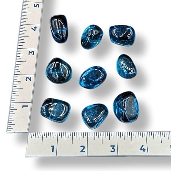 Electric Blue Obsidian Tumbled