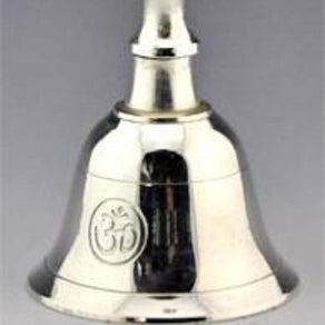 Altar Bell Om Silver Plated  Earthworks — Earthworks Simple