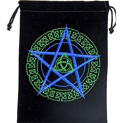 Bag Velvet Celtic Pentacle