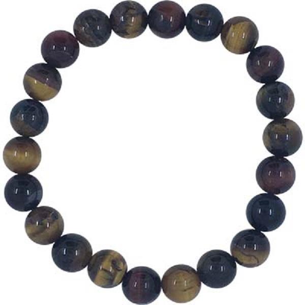 8mm Bracelet Tri Colour Tiger's Eye