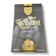 Package of Exclusive Tradition Incense Frankincense and on a white background