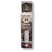 Jabor White Sage incense packaging with mountain and forest design on a white background