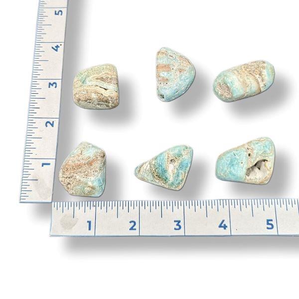 Blue Aragonite Tumbled Large