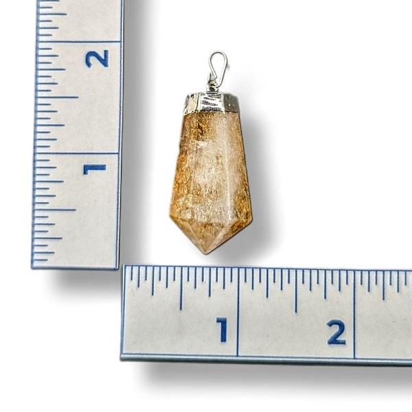 Pendant Citrine Teardrop