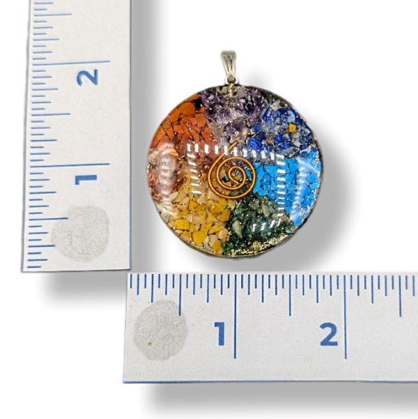 Pendant Orgonite Chakra Sprial