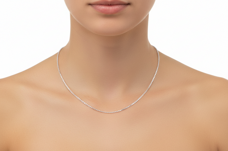 16" Sterling Silver Chain Ball