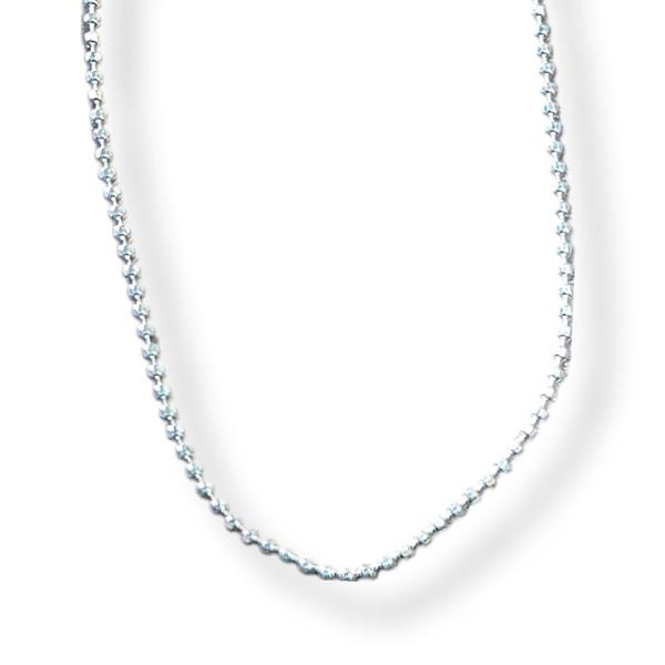 16" Sterling Silver Chain Ball