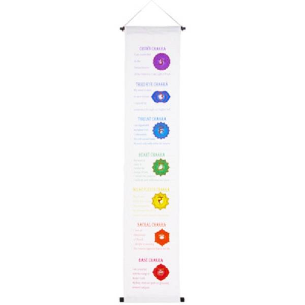 Wall Banner Chakra White