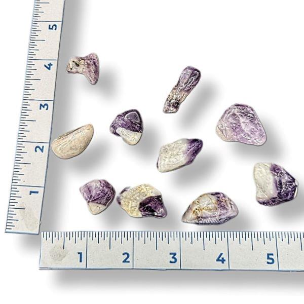 Chevron Amethyst Tumbled