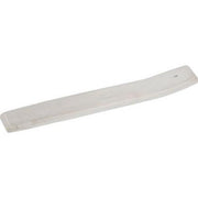 White selenite incense holder  on a white background