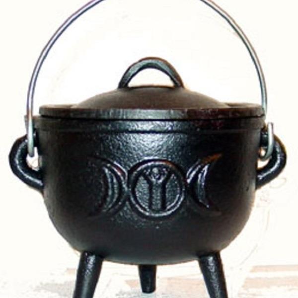 5" Cast Iron Cauldron Goddess
