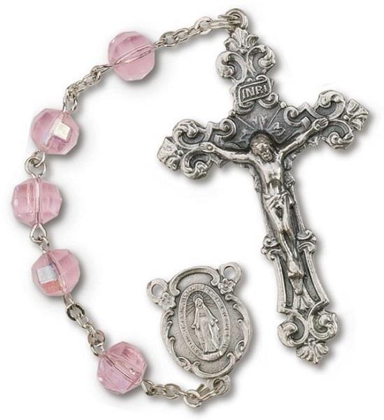Rosary Pink Crystal
