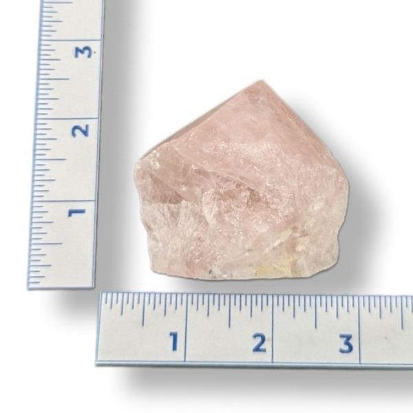 Rose Quartz Point Cut Base 170g Approximate