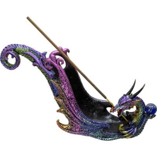 Incense Burner Multicolour Dragon