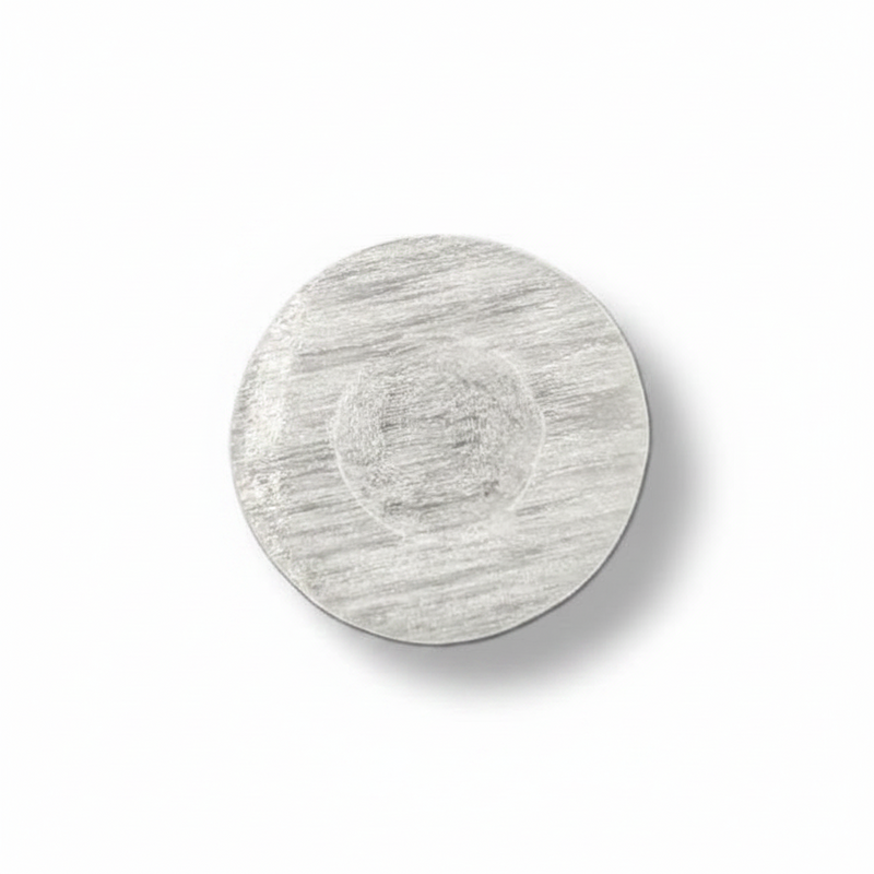 A round, Selenite ball holder, shown on a clean white background with a soft drop shadow.